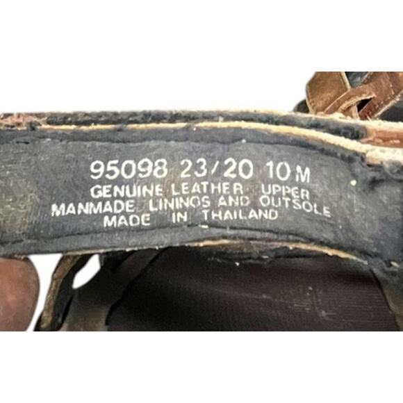 Timberland Trailway Mens Brown Black Leather Sport Sandals BFSP Size 10 95005 - Picture 6 of 6